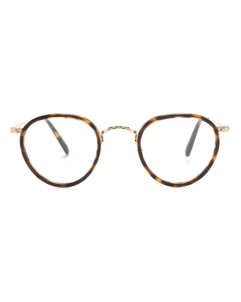 Oliver Peoples MP-2 Brille mit rundem Gestell - Braun Braun
