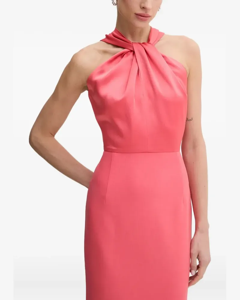 HUGO BOSS Kleid mit Neckholder - Rosa Rosa