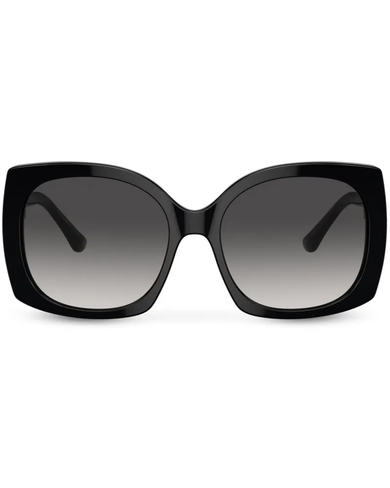 Dolce & Gabbana DG Devotion Sonnenbrille im Butterfly-Design Schwarz