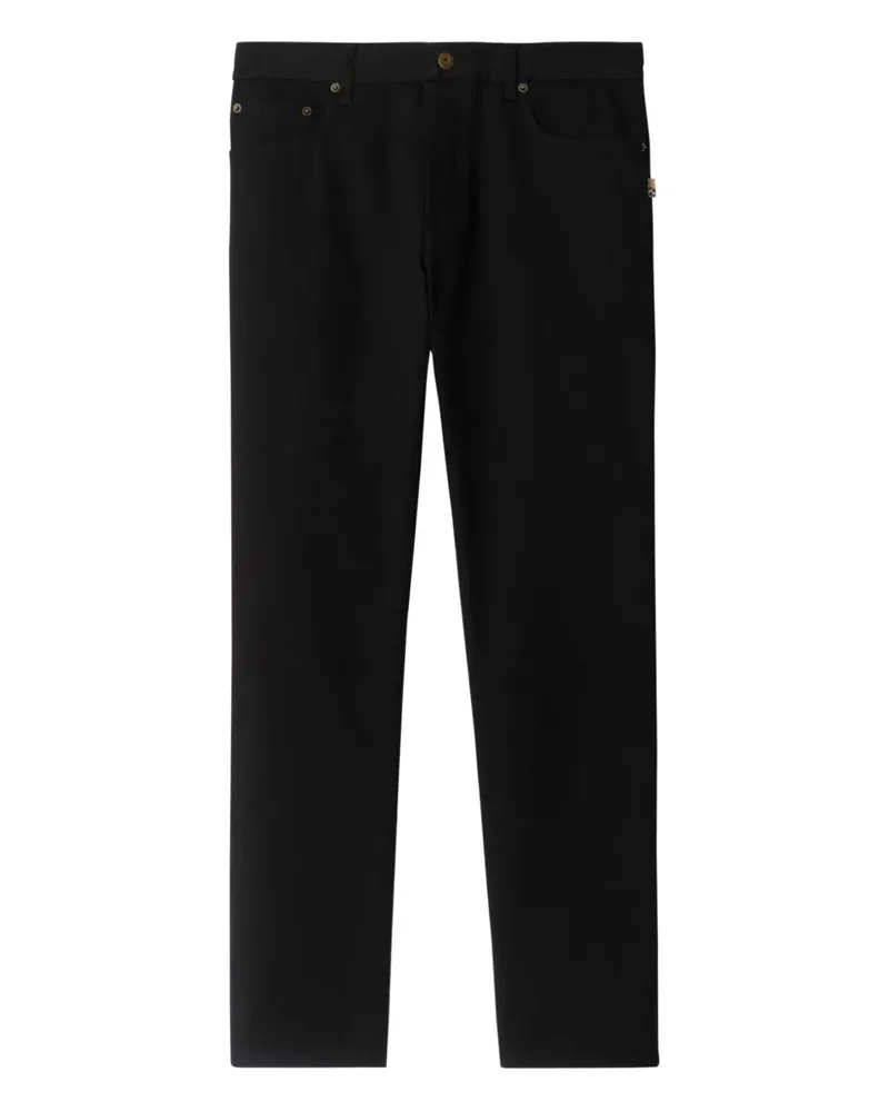 Burberry Schmale Jeans - Schwarz Schwarz