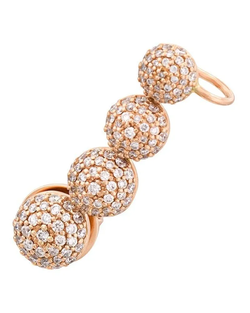 Alinka Linker Black Cavier Ear Cuff aus 18kt Rotgold mit Diamanten - Metallic Metallic