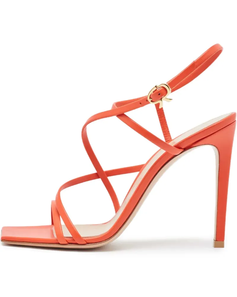 Gianvito Rossi Pre-owned Manilla Riemensandalen 100mm - Orange Orange