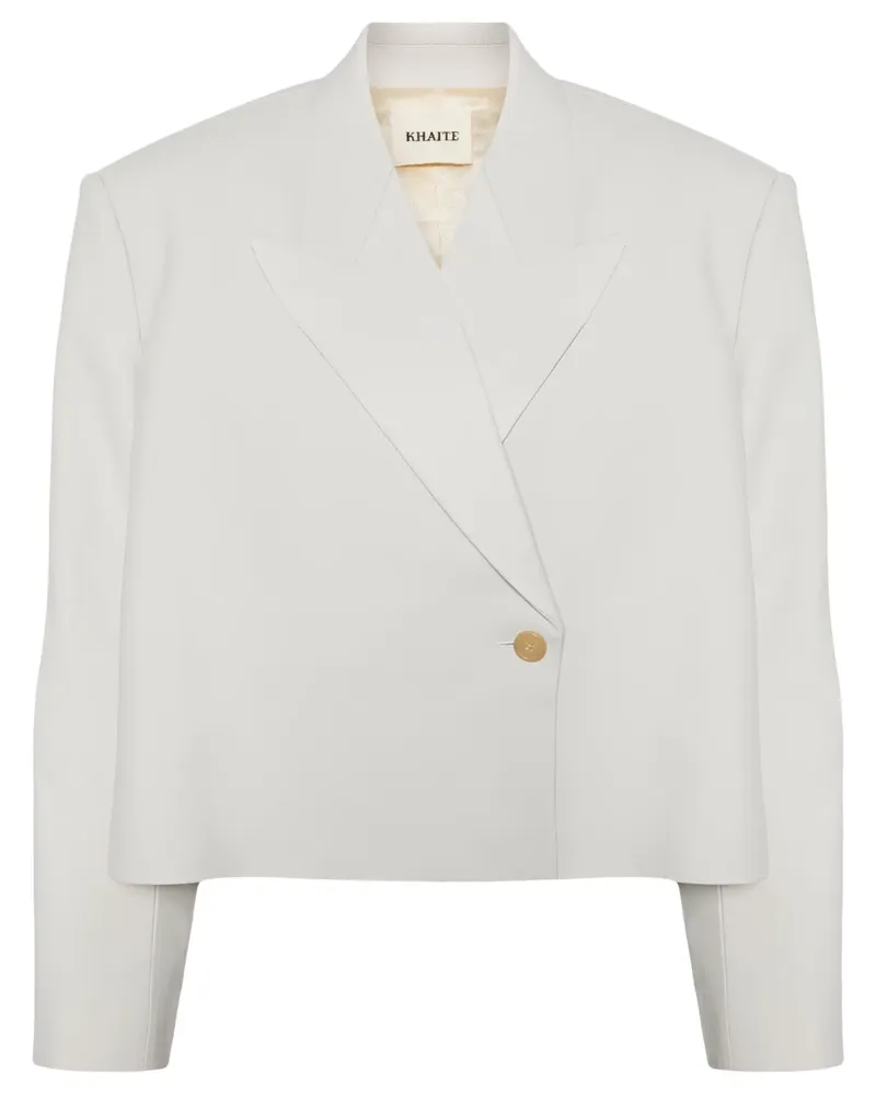 KHAITE Doppelreihiger Raymond Blazer - Weiß Weiß