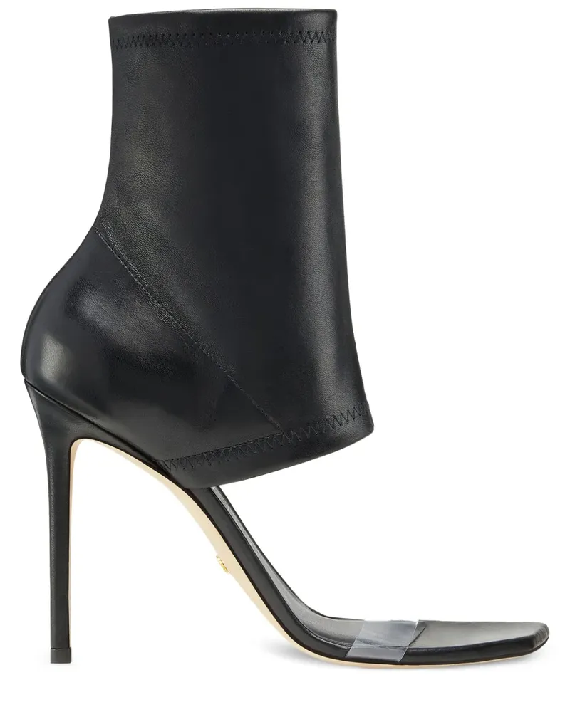 Stuart Weitzman 110mm Frontrow stretch-strap sandals - Schwarz Schwarz
