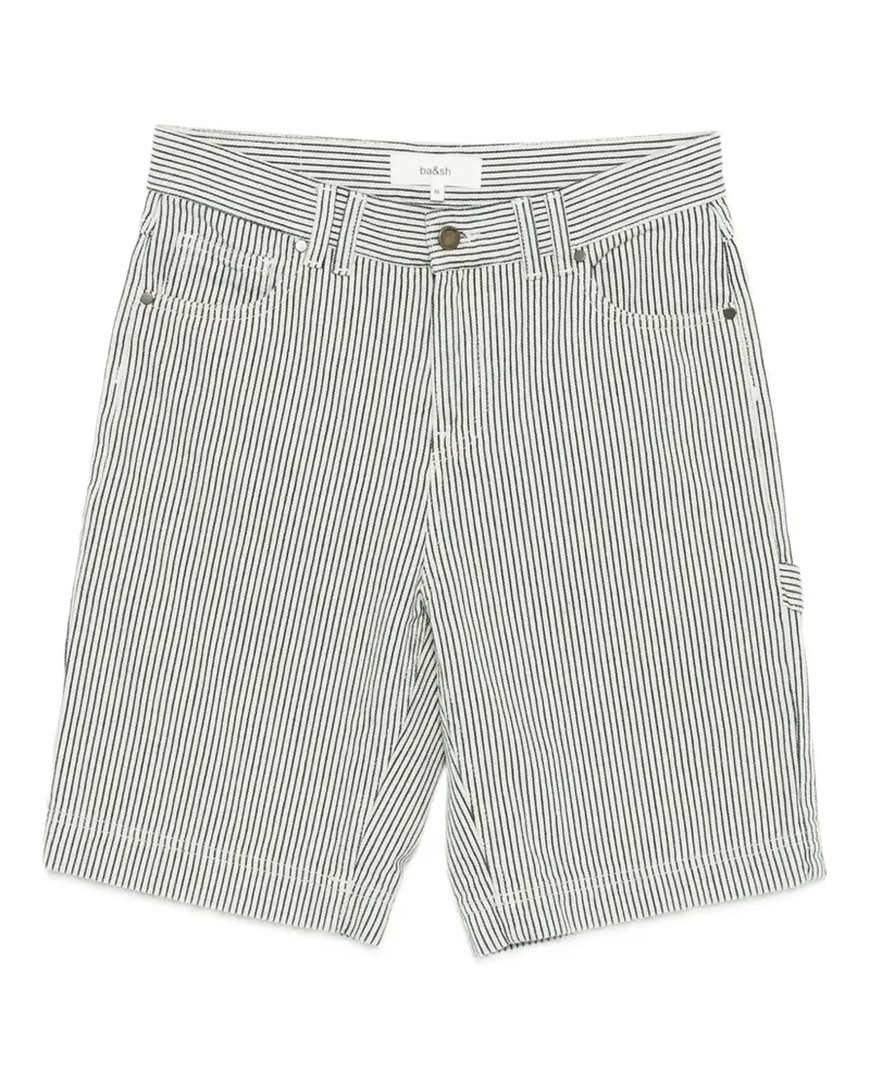 ba&sh Cisae Shorts mit Nadelstreifen - Nude Nude