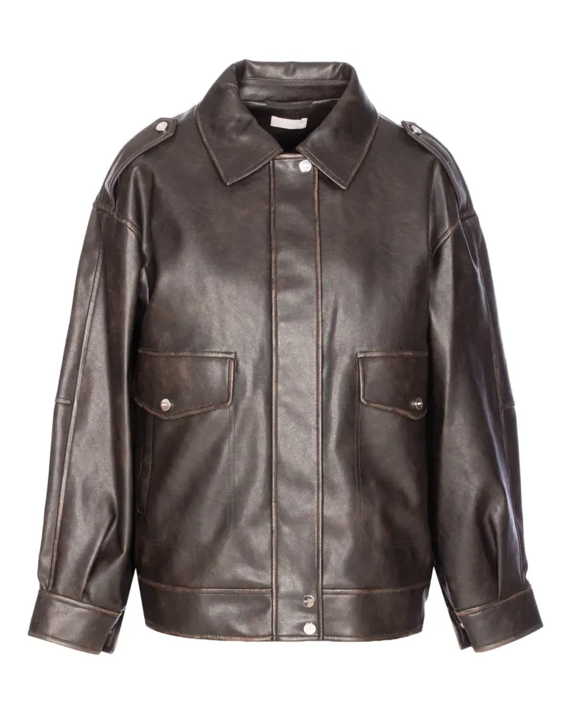 Liu Jo Bomberjacke mit Klappentasche - Braun Braun
