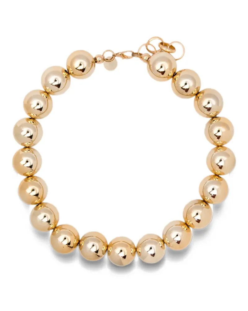 Alessandro Enriquez beaded-link necklace - Gold Gold