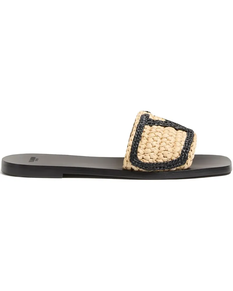 Valentino Garavani Viva Superstar Sandalen mit Stickerei - Nude Nude