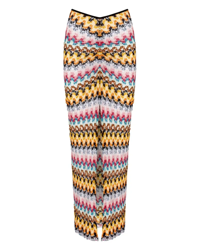Missoni Kaftan mit Zickzackmuster - Gelb Gelb