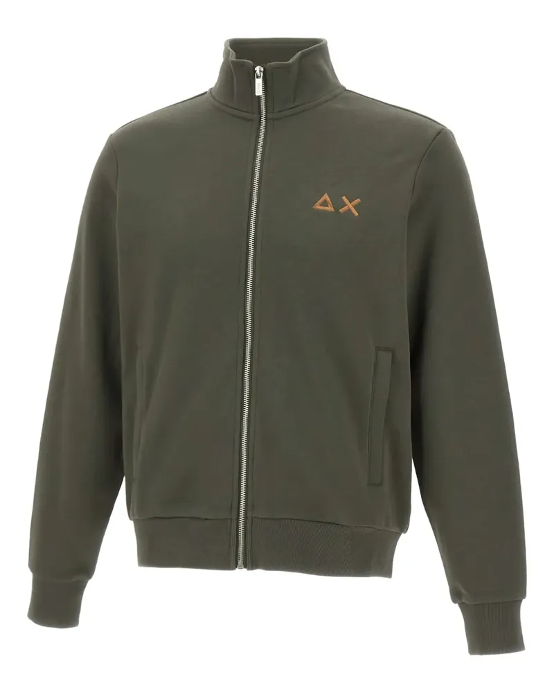 Sun68 Sweatshirt mit Reißverschluss - Grün Grün