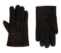 Handschuhe aus Leder - Schwarz