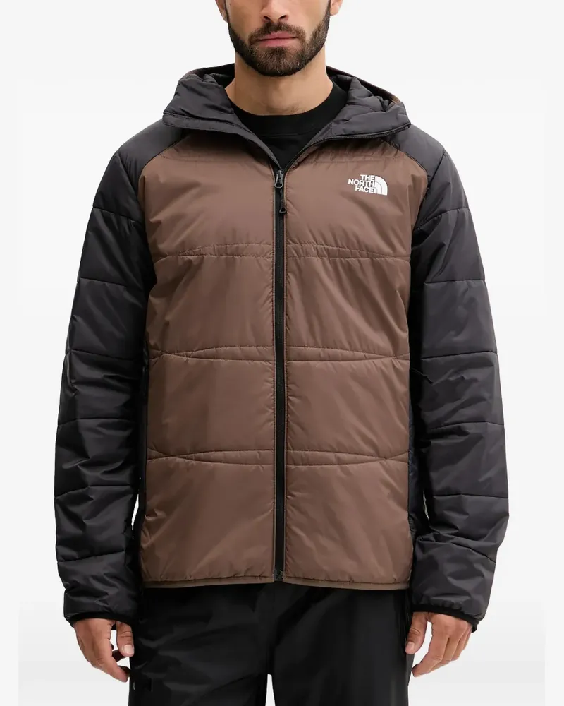 The North Face Kapuzenjacke in Colour-Block-Optik - Braun Braun