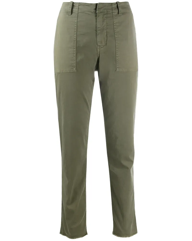 Nili Lotan Schmale Twill-Hose - Grün Grün