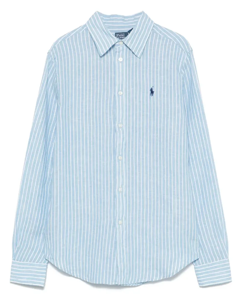 Ralph Lauren Gestreiftes Hemd - Blau Blau