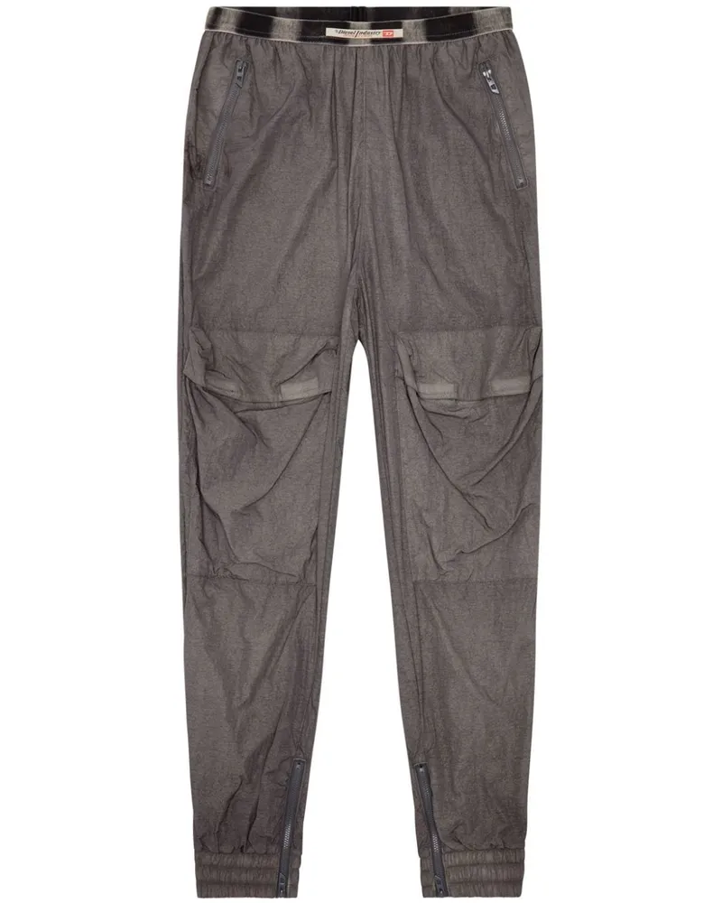 Diesel Cargohose mit Tapered-Bein - Grau Grau