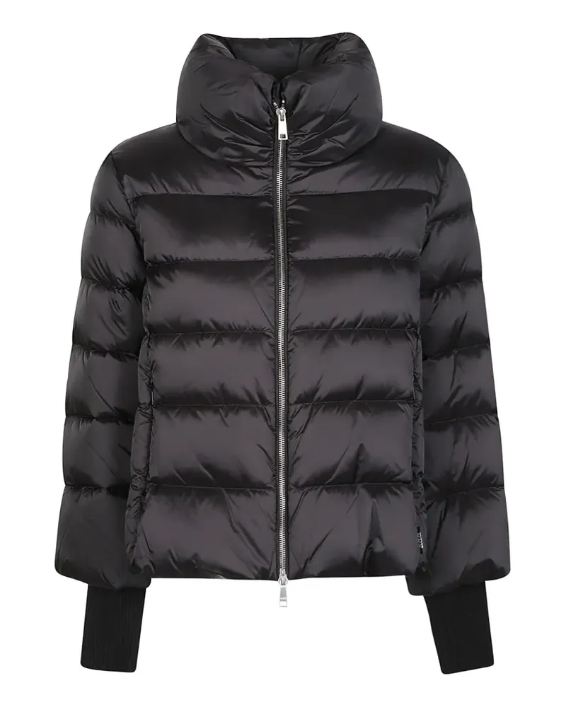 ADD high-neck puffer jacket - Schwarz Schwarz
