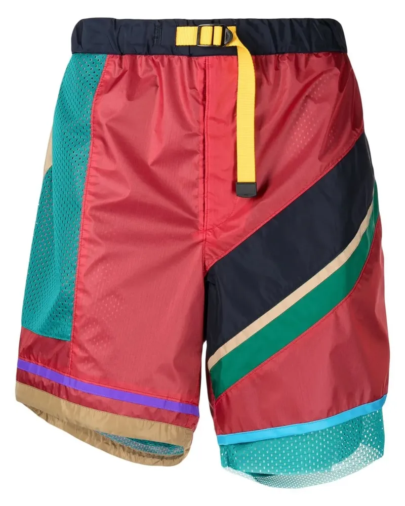 kolor Sport-Shorts im Patchwork-Look - Mehrfarbig Mehrfarbig