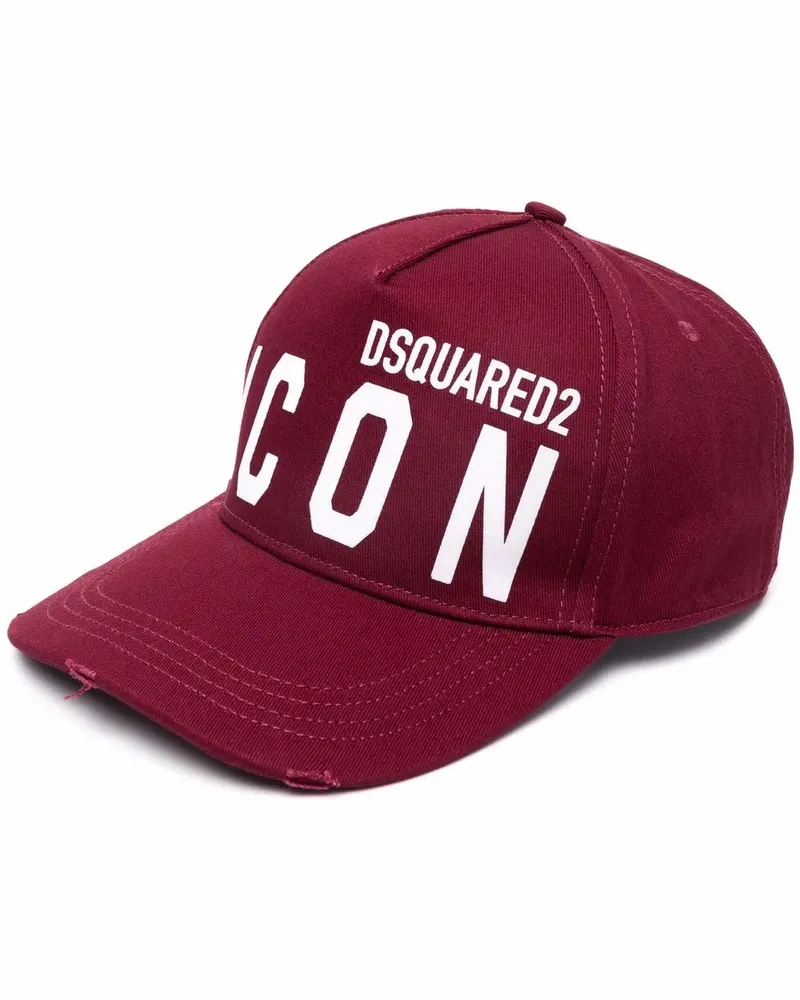 Dsquared2 Be Icon Baseballkappe - Rot Rot