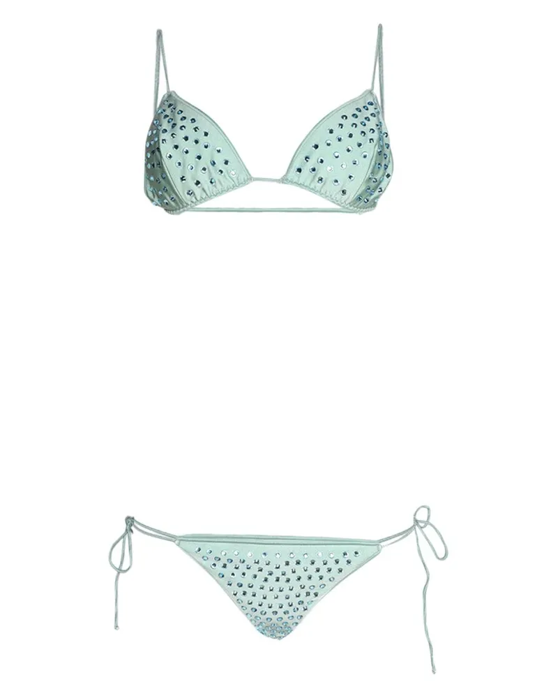 Oséree Gem Bikini mit Kristallen - Grün Grün