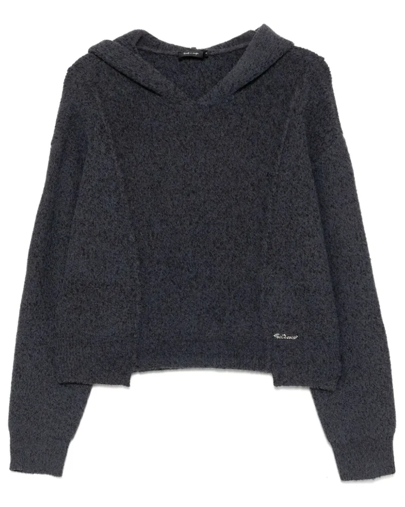 Tout a Coup Pullover mit Logo-Schild - Grau Grau
