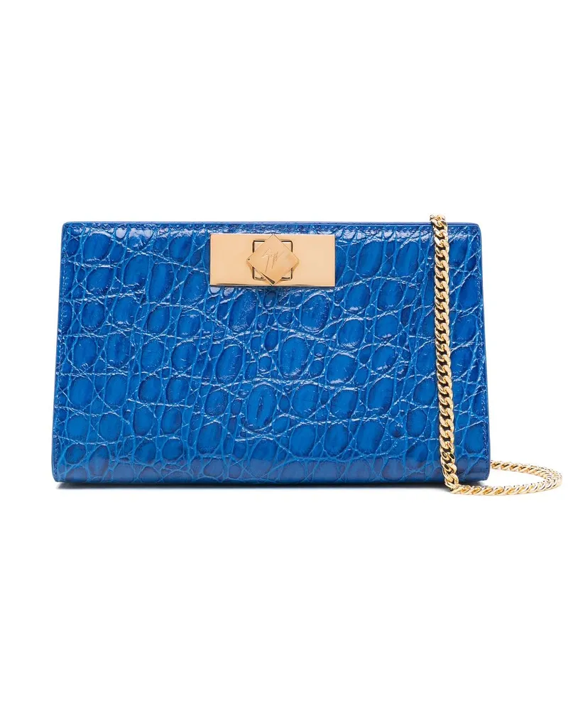 Giuseppe Zanotti Annhita Clutch - Blau Blau