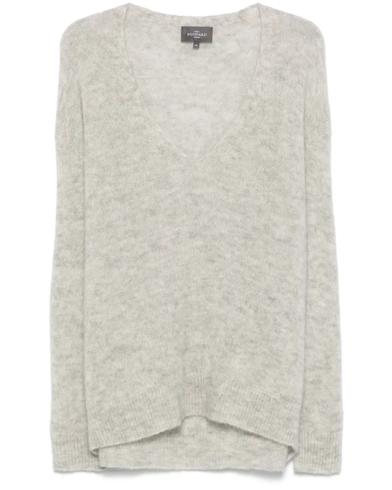 Eric Bompard Klassischer Kaschmirpullover - Grau Grau