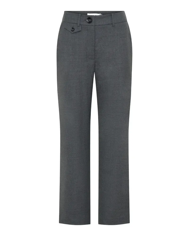 Anna Quan Juliette button-detail trousers - Grau Grau