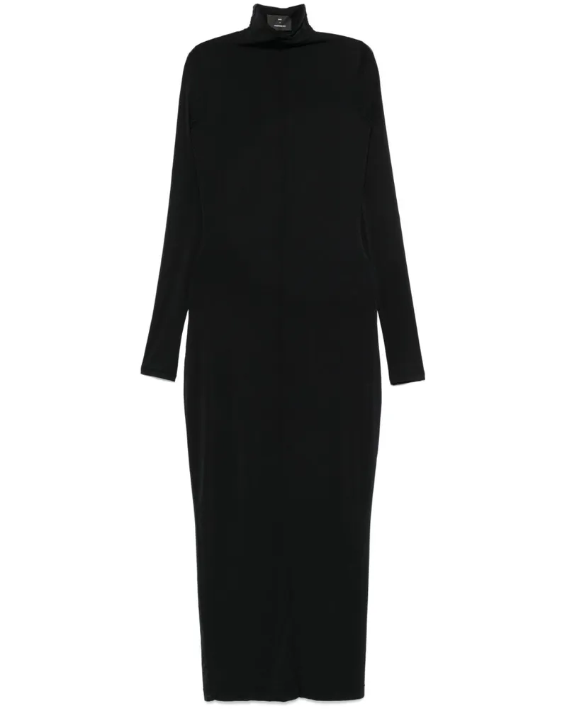 WARDROBE.NYC RHW Body Maxikleid - Schwarz Schwarz