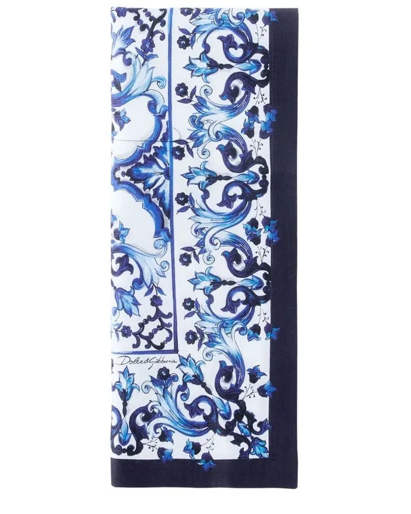 Dolce & Gabbana Servietten aus Leinen (2er-Set) - Blau Blau