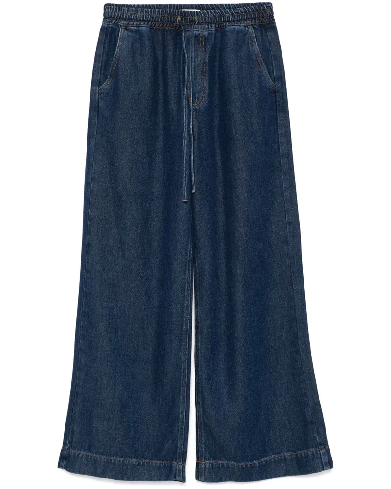 P.A.R.O.S.H. P.A.R.O H. Jeans mit weitem Bein - Blau Blau
