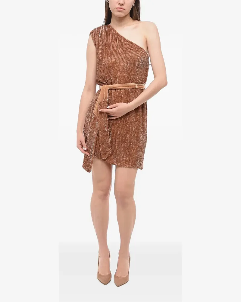 Retrofête Ella Minikleid mit Pailletten - Nude Nude