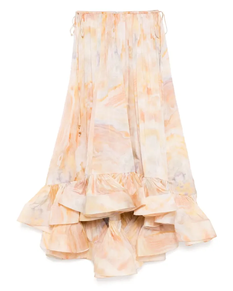 Zimmermann Flounce Maxirock - Gelb Gelb