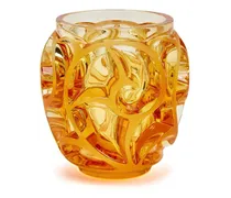 Tourbillons Vase aus Kristall 13cm - Orange
