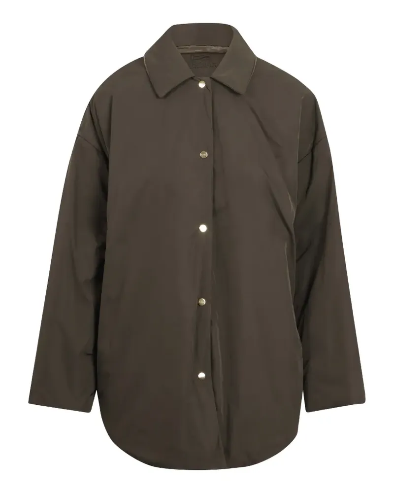 Max Mara Jacke mit Logo-Stickerei - Braun Braun