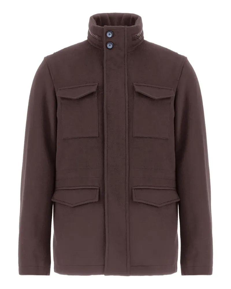 Herno Jacke mit Klappentasche - Braun Braun