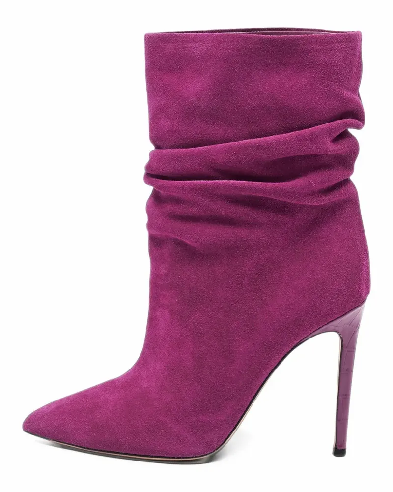Paris Texas Stiefel mit spitzer Kappe - Violett Violett