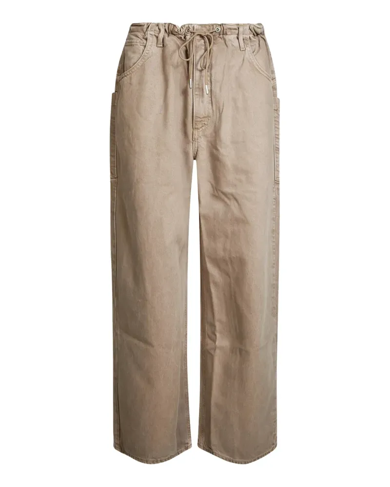 AGOLDE Shaw Jeans mit Kordelzug - Nude Nude