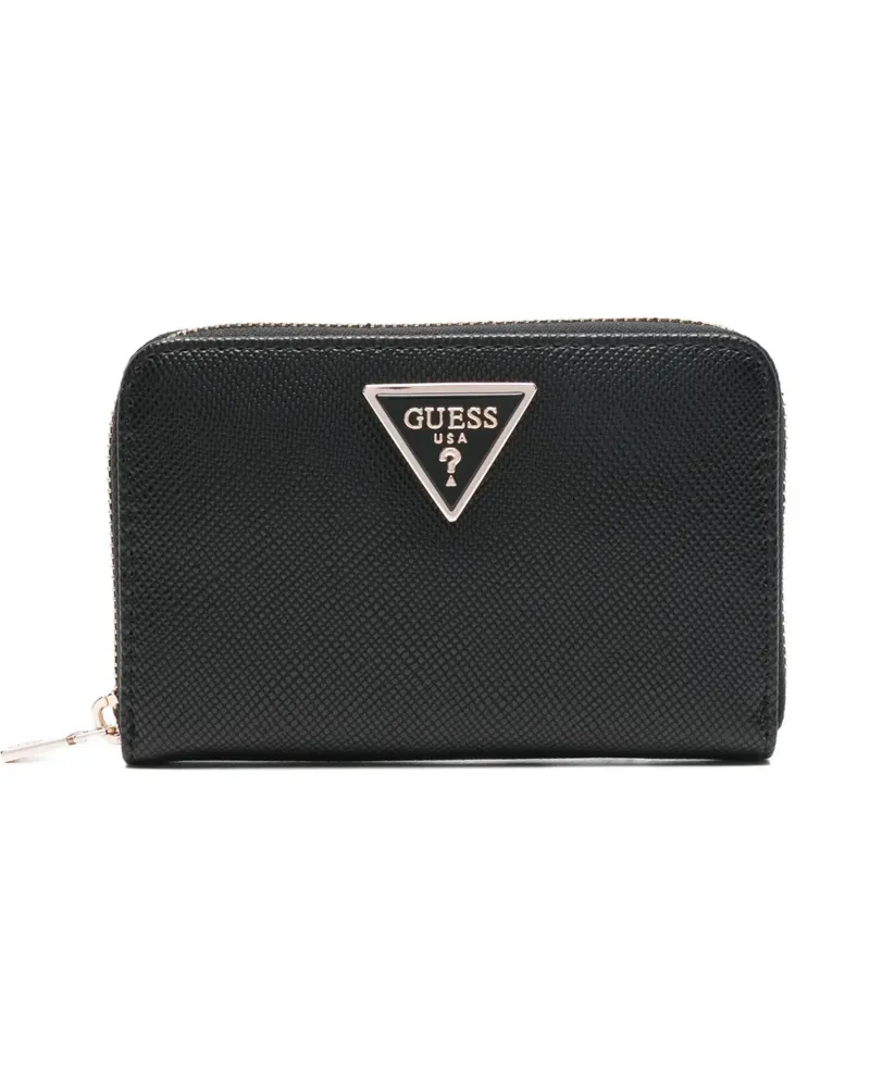 Guess Laurel II Portemonnaie mit Reißverschluss - Schwarz Schwarz