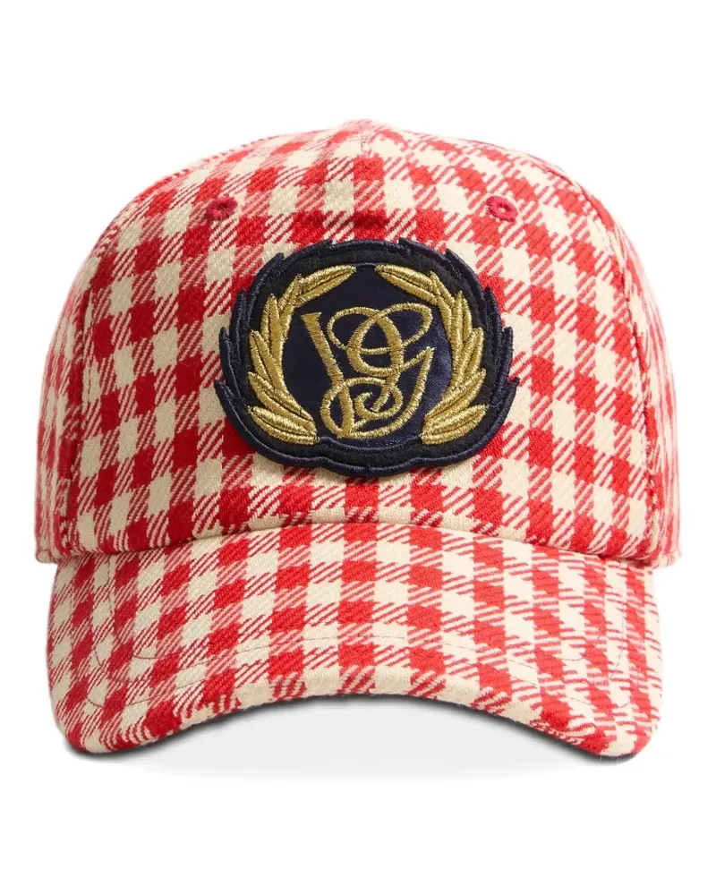 Valentino Garavani Baseballkappe mit Patch-Detail - Rot Rot