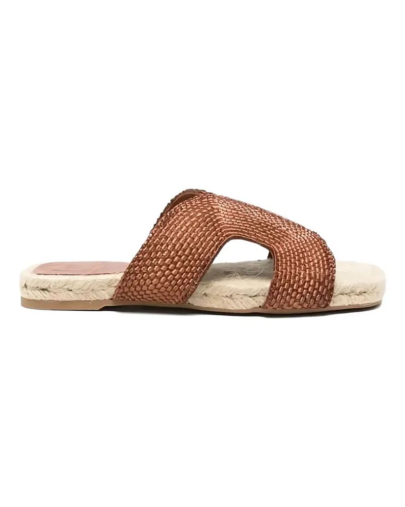Castañer Pura woven sandals - Braun Braun