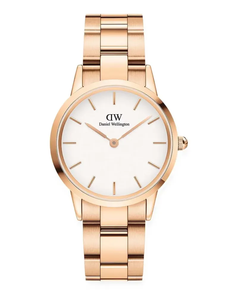 Daniel Wellington Iconic Link Armbanduhr 40mm - Weiß Weiß