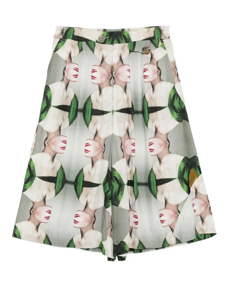 Undercover Shorts mit Print - Grau Grau