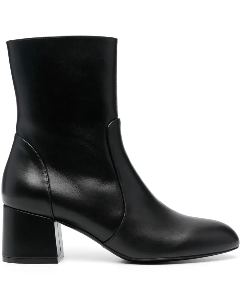 Stuart Weitzman Flareblock Stiefeletten 60mm - Schwarz Schwarz