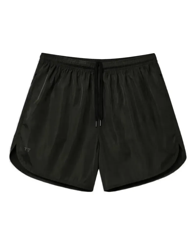 TRUE TRIBE Badeshorts mit Kordelzug - Grün Grün