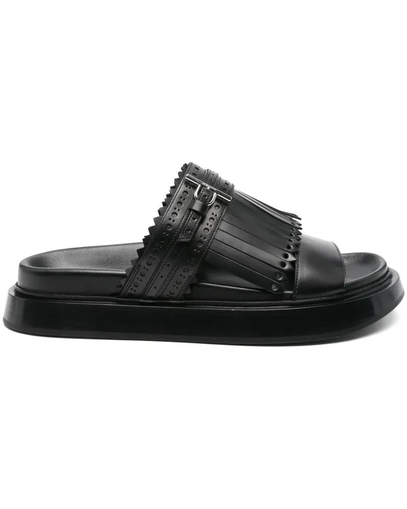 Alexander McQueen Fisherman-Sandalen - Schwarz Schwarz