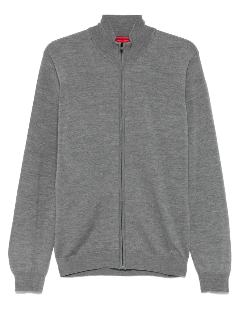 HUGO BOSS Klassischer Cardigan - Grau Grau