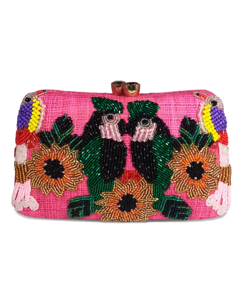 Serpui Charlotte clutch bag - Rosa Rosa