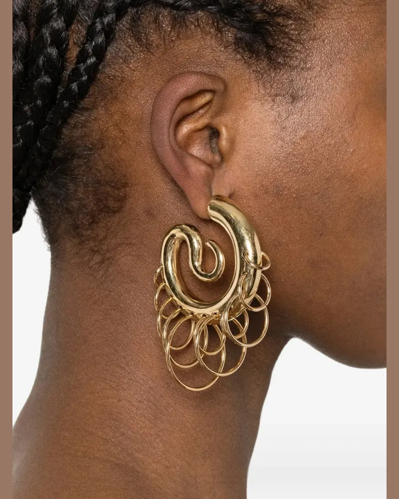 PANCONESI Serpent Creolen - Gold Gold