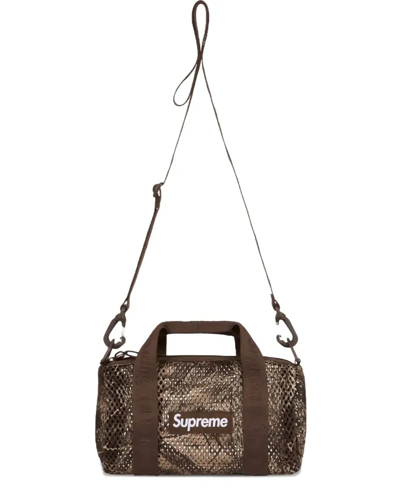 Supreme Being Mini Reisetasche aus Mesh - Braun Braun