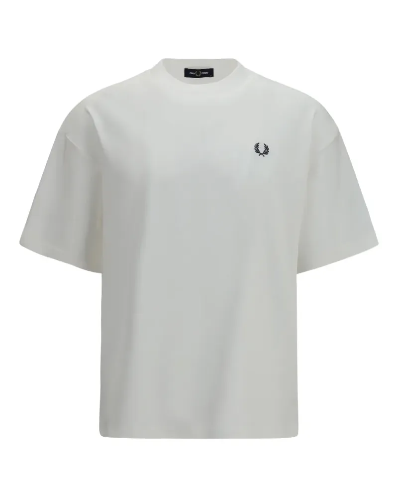 Fred Perry Laurel Wreath T-Shirt mit Print hinten - Weiß Weiß